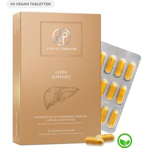 Perfect Health - Kurkuma Capsules - Mariadistel - 90 Stuks - Met Zwarte Peper - Vegan