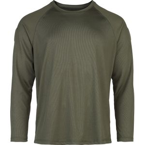 Brandit Quick Dry Shirt Longsleeve Heren Shirt met lange mouwen - olijf - M
