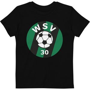 Wsv30 - Biologisch katoenen T-shirt voor kinderen - Black, 12-14