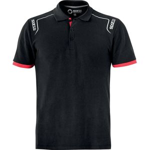 Sparco Portland Tech Stretch Polo - Zwart - 2XL