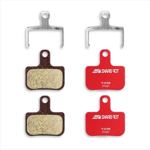 Schijfremblokken voor SRAM Level Ultimate-Rood-AXS Force Road-XC MTB-Remset - 2 paar