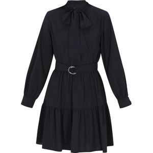 DreiMaster - Classic Look - Mini-jurk - Met Lange Mouwen - Effen