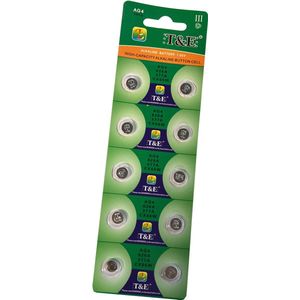 T&E - Horloge Batterij - SR626SW - 10 Stuks