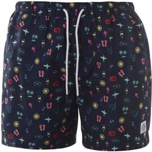 Hot Tuna Printed Zwemshort - Zwemshort - Heren - Maat XL - Navy Scatter print