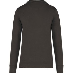 Sweatshirt Kind 4/6 Y (4/6 ans) Kariban Ronde hals Lange mouw Dark Grey 85% Katoen, 15% Polyester