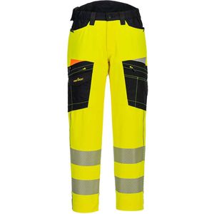 Portwest - DX4 Hi-Vis Service Broek - Geel/Zwart - 38