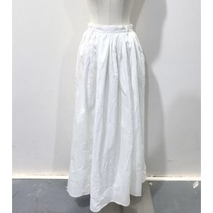 Rok-witte dames rok- dames rok- rok- wit katoenen rok- maat M- rok- dames rok- modest dames rok-Luchtige Maxi Rok Dames – wit, Hoog Taillemodel, zomerstijl met A-lijn pasvorm