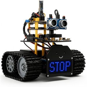 Nince starter kit Mini Tank Robot V2 KS0428 keyestudio - Geschikt voor Arduino - robot bouwpakket