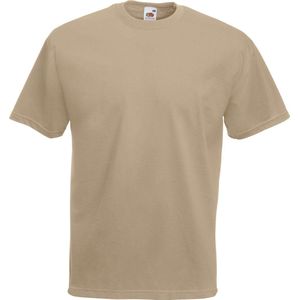 Fruit Of The Loom Heren Valueweight T-shirt met korte mouwen (Khaki)