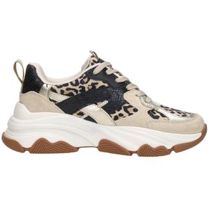 Sub55 - Sneakers Laag - Beige - Sneakers
