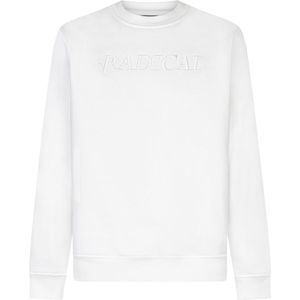 COTTON EMBROIDERY sweater | Off white