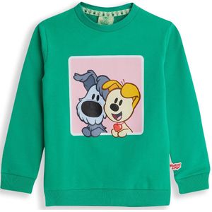 Woezel & Pip Sweater jongens - Groen - Maat 98/104 - Jongens trui
