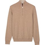 Baileys - Trui - Beige - Fijn Gebreid - Regular Fit - Katoen/Cashmere