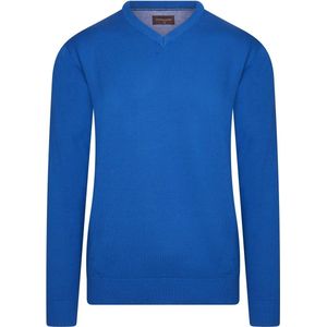 Cappuccino Italia - Heren Sweaters Pullover Royal - Blauw - Maat S