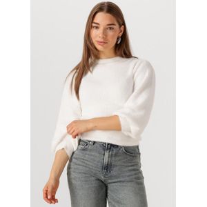 Catwalk Junkie Fuzzy Puff Sleeve Knit Truien & vesten Dames - Sweater - Hoodie - Vest- Wit - Maat 36