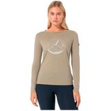 Super.natural - Mountain Mandala Tree - T-shirt Met Lange Mouwen - Grijs