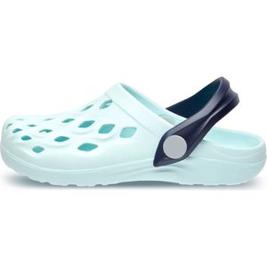 Ladeheid Clogs Kinderen - Tuinschoenen - Lichte - Kinderschoenen - Meisjes - Jongens – Helmblauw – 24/25 - LA-CA-FlowKids