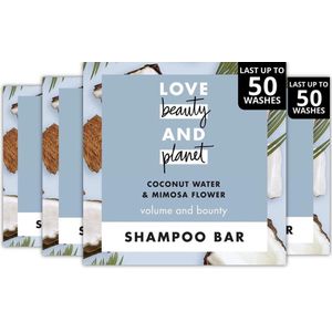 Love Beauty and Planet Shampoo Bar Coconut Water & Mimosa Flower 4 x 90 Gram