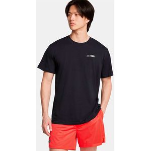 Under Armour - Heavyweight Armour Label - T-shirt - Zwart - Korte Mouwen