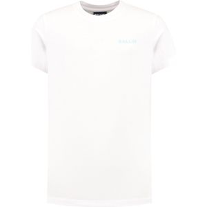 Ballin Amsterdam - Jongens Regular fit T-shirts Crewneck SS - White - Maat 6