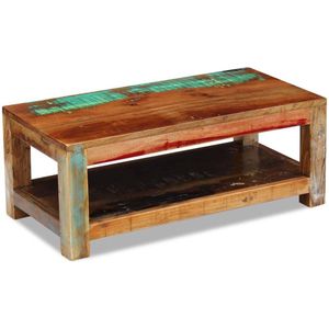 Furniture Limited - Salontafel 90x45x35 cm massief gerecycled hout