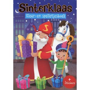 Sint Doeboek - Kleur- en Spelletjesboek Met 60 stickers Sinterklaas – 128 pagina’s