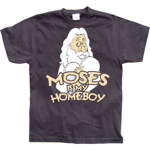 Hybris Moses Is My Homeboy T-Shirt SH-1-10913-Poly Black-S