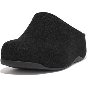 Fitflop™ Vrouwen  Harde zool  Pantoffels / Sloffen - Shuz Vilt - Zwart - Maat 36