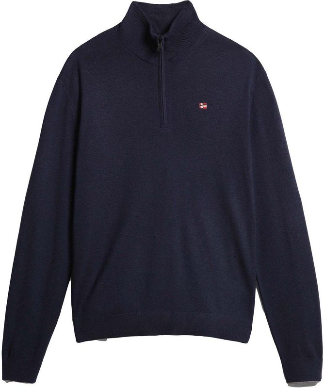 Napapijri - Damavand 4 - Trui - 100% Wol - Halve Ritssluiting