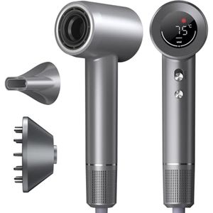 Professionele Haardroger met Negatieve Ionen en Borstelloze Motor voor Thuis en Op Reis