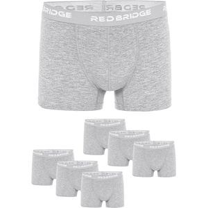 Set van 6 boxershorts voor heren van katoen met elastische tailleband - Comfortabel ondergoed in klassieke snit