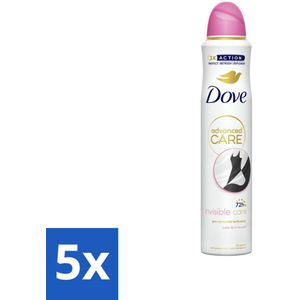 Dove Deodorant Spray - Invisible Care - 200 ml - Bulkverpakking - 5 stuks