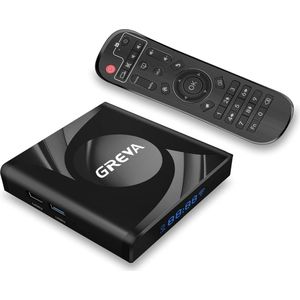 Android TV Box 8K, Android Box 13.0 mit 2GB RAM 16GB ROM RK3528 WiFi 2.4G/5.8G 10/100M LAN Enternet Bluetooth 4.2 Smart TV Box mit Remote Control