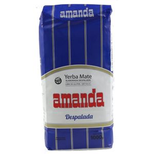 Yerba Mate Amanda Blauw (Azul) Despalada | 0.5 kg
