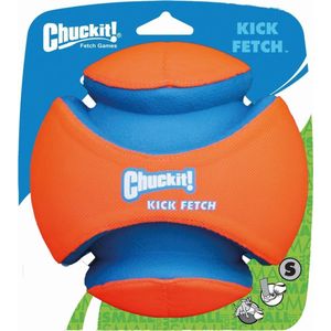 Chuckit! Kauwspeelgoed Kick fetch - Small - Hondenspeelgoed - Hondenbal - Chuckit bal - Oranje/Blauw - ø 14 cm - 1 ST