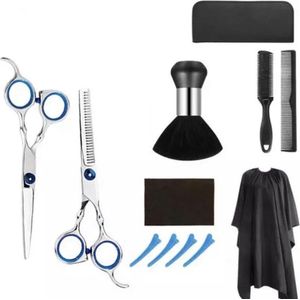12 Stuks Professionele Haar Schaar Snijden Hairdressing Shears Set Salon Plus bandido wax