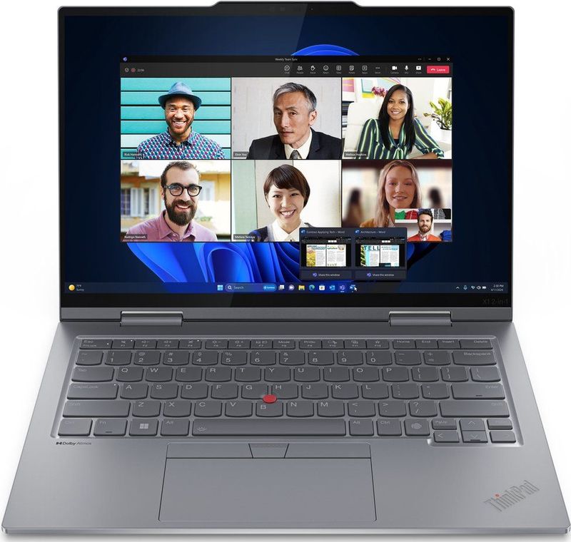 Lenovo - ThinkPad X1 - Hybride (2-in-1) - Grijs - 35,6 cm (14") - 32 GB - 1 TB SSD - Windows 11 Pro