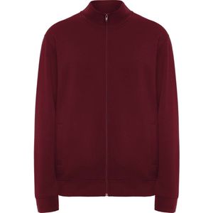 Donker Rood sweatshirt met rits en opstaande kraag model Ulan merk Roly maat L