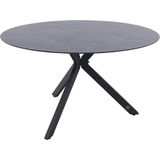 4 Seasons Locarno ronde tuintafel - antraciet Ø130 cm.