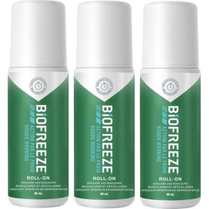 Biofreeze Roll-on Verkoelende Gel - Cold Action - Voordeelverpakking - 3 Stuks