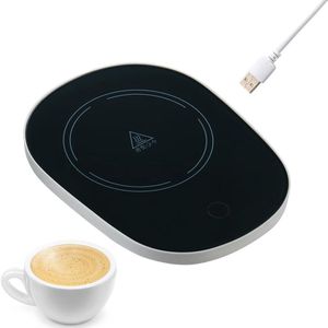 Drankverwarmer voor op het bureau - USB-aangedreven - Groen