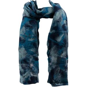 Sjaal - Vilt - Blauw - 200x31x0,5 cm - Nepal - Fairtrade