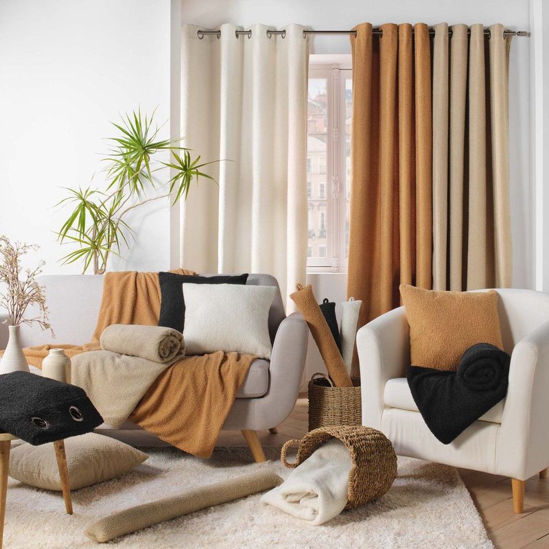 Wooly - Boucle Deken - Crème - 125 x 150 cm