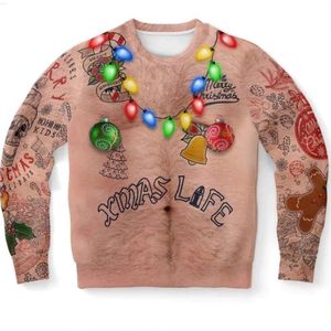 Foute kersttrui - kersttrui - Thuglife christmas- Kerst sweather - christmas - Foute kersttrui heren - Maat 3XL