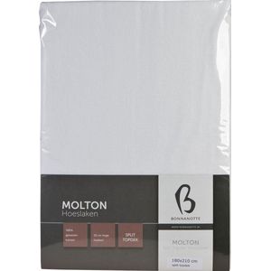 Bonnanotte Split Topdek Molton Hoeslaken - 180x220 cm