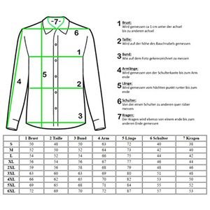 Overhemd voor heren, slimfit, gemakkelijk te strijken, lange mouwen, 60% katoen