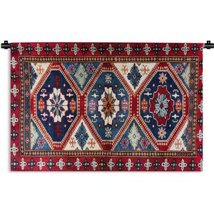 Wandkleed - Wanddoek - Tapijt - Patronen - Vloerkleed - 90x60 cm - Wandtapijt