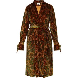 usha FESTIVAL Kimono  geel / donkergroen / donkeroranje