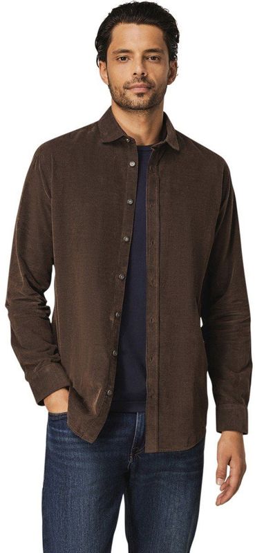 State of Art - Overhemd - Bruin - Corduroy - Katoen