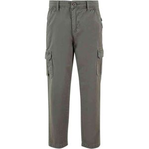 Urban Classics - Straight Leg Kinder Cargobroek - Kids 122/128 - Grijs